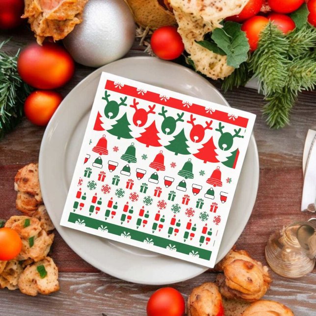 Christmas theme  napkin (dinner napkin)