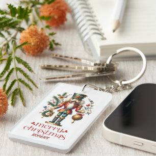 Christmas Theme Nutcracker Key Ring