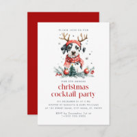 Christmas Theme Puppy Christmas Cocktail Party