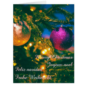 Christmas theme with 2 Christmas ball...