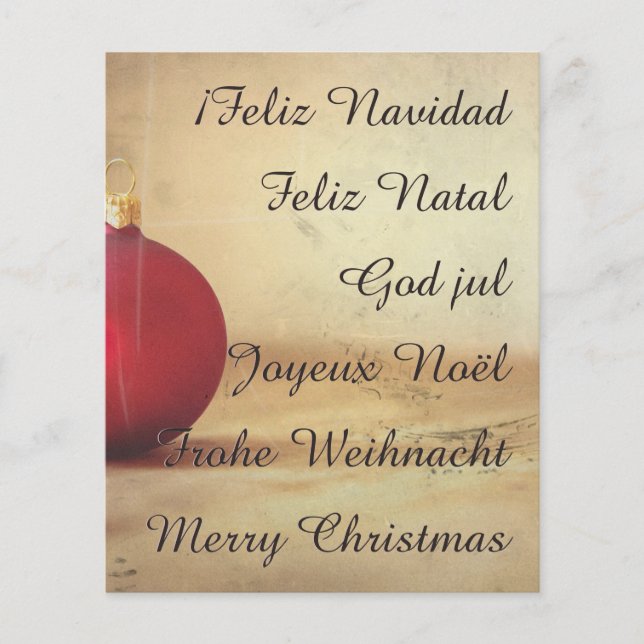 Christmas theme with Christmas ball (Front)