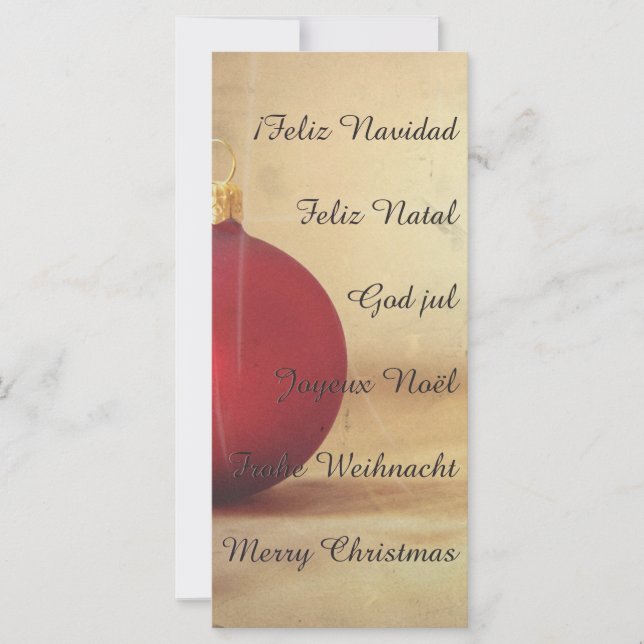 Christmas theme with Christmas ball (Front)