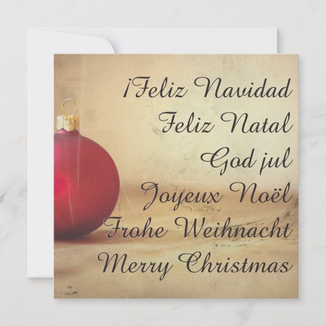 Christmas theme with Christmas ball (Front)