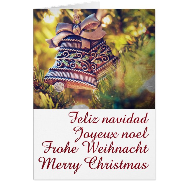 Christmas theme with two bells (Front)