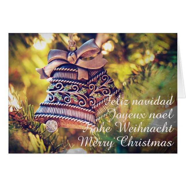 Christmas theme with two bells (Front Horizontal)