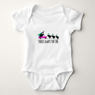 Christmas Themed Kiwi Joke Saying Gift Idea Baby Bodysuit