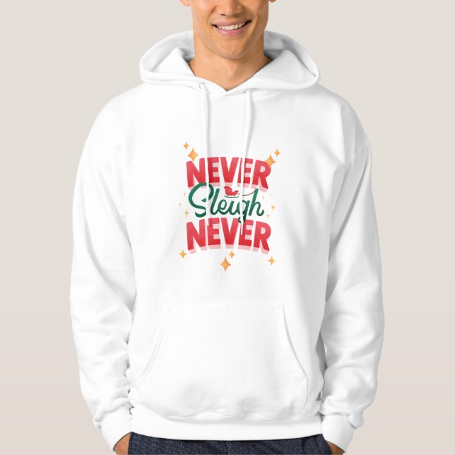 Christmas themed Men's hoodie (Front)