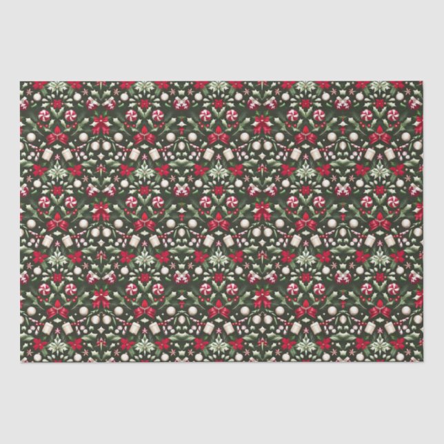 Christmas themed tissue paper (Front)