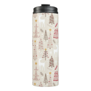 Christmas Thermal Tumbler
