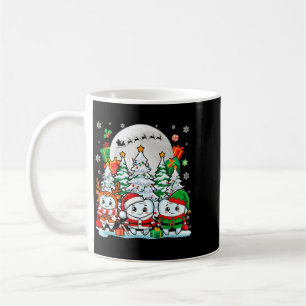 Christmas Three Santa Reindeer Elf Th Dentist Coffee Mug
