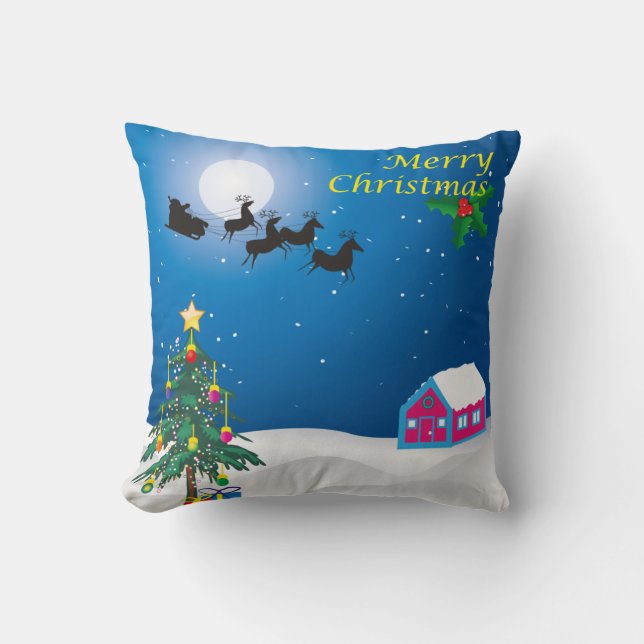 Christmas Throw Pillow (Front)
