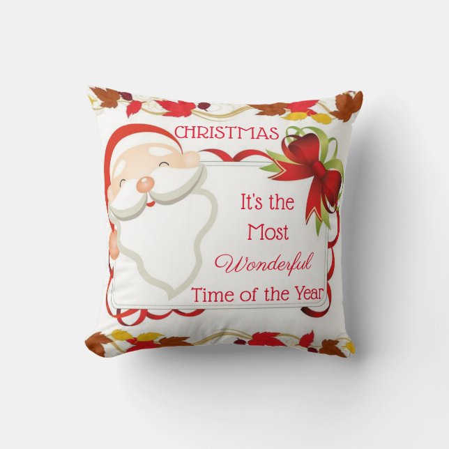 Christmas Throw Pillow (Front)
