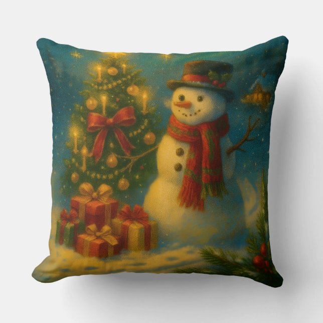 Christmas Throw Pillow (Front)