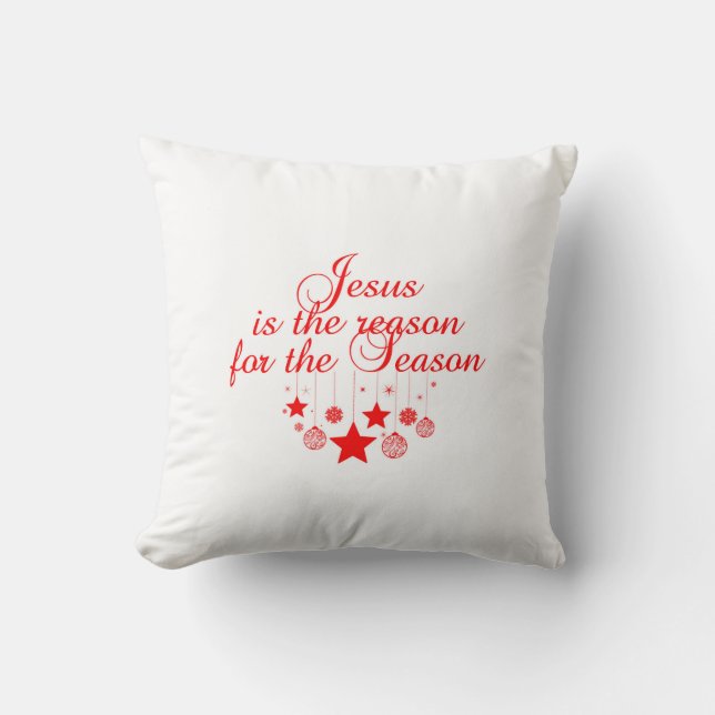 Christmas Throw Pillow (Front)