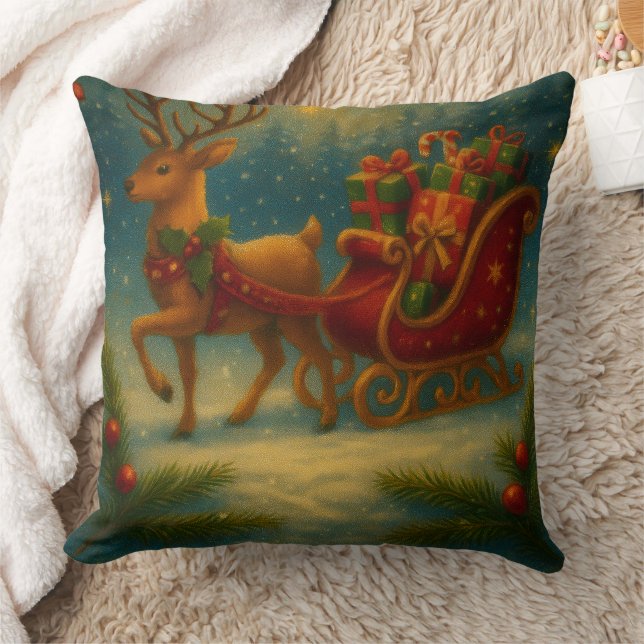 Christmas throw Pillow (Blanket)