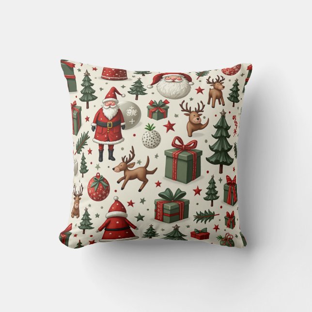 Christmas Throw Pillow (Front)