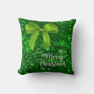 Christmas Throw Pillow, Merry Christmas Cushion