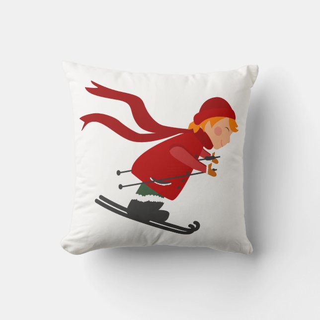 Christmas Throw Pillow - Personalise the Back (Front)