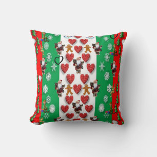 Christmas Throw Pillow Santa