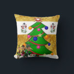 Christmas Throw Pillow, Snowman Santa Cushion<br><div class="desc">Christmas Throw Pillow Something for everyone offers customised personalised items especially for you designed to enhance the beauty of your home or a loved one. This uniquely designed Christmas circle ornament will impress your friends and family. People enjoy drinking their favourite hot chocolate or coffee in this unique Christmas mug....</div>