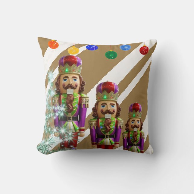 Christmas Throw Pillow, Soldier Cushion (Front)