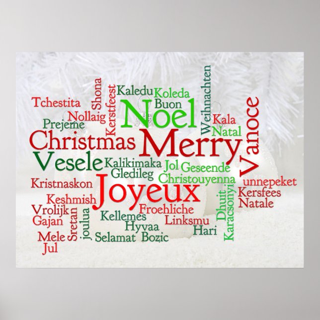 Christmas Tidings Around The World Poster (Front)