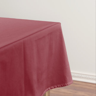 Christmas Tidings Cranberry Velvet Tablecloth