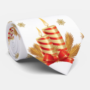 Christmas Tie, Christmas Candle Tie