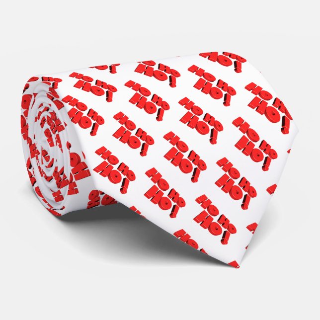 Christmas Tie/Ho Ho Ho Tie (Rolled)