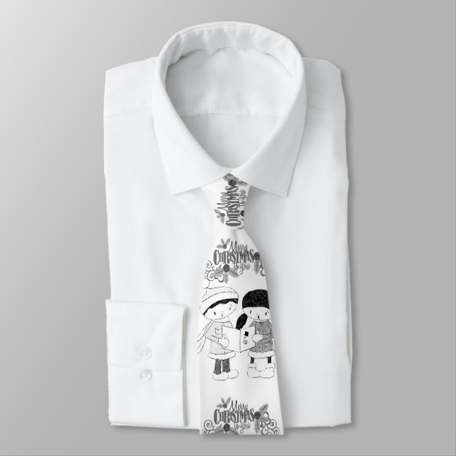 Christmas Tie, Merry Christmas Tie (Tied)