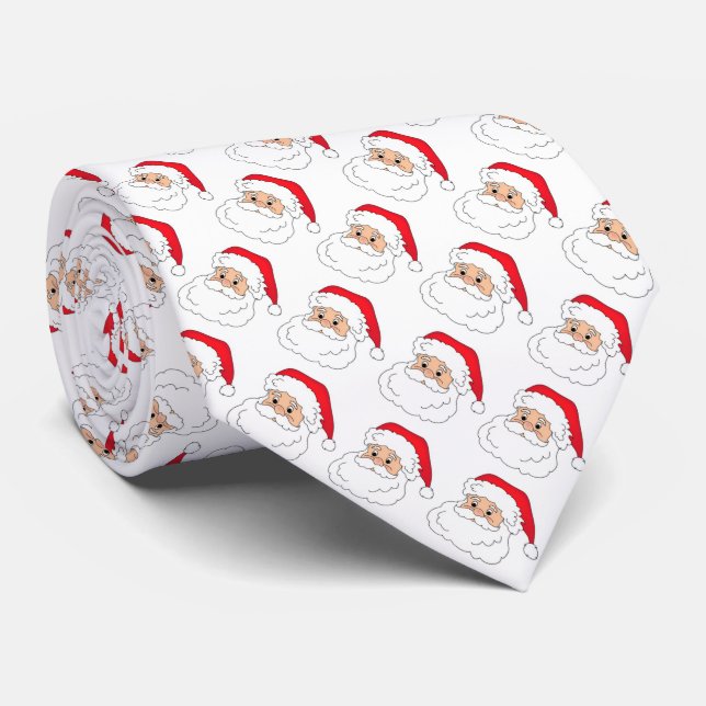 Christmas Tie/Santa Claus Tie (Rolled)