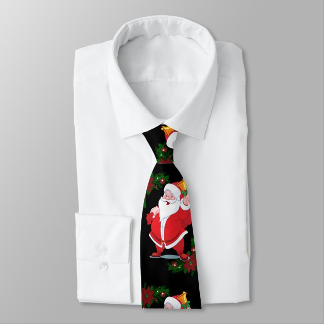 Christmas Tie, Santa Tie (Tied)