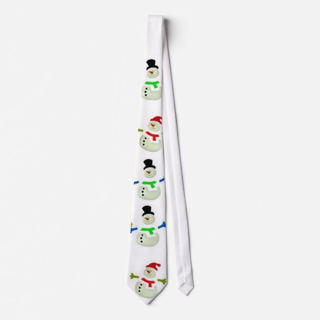 Christmas Tie, Snowman Tie (Front)