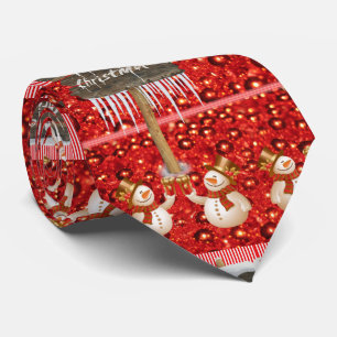 Christmas Tie, Snowman Tie