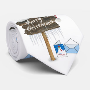 Christmas Tie, Snowman Tie