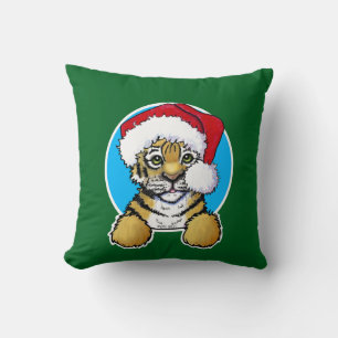 Christmas Tiger Cub Cushion