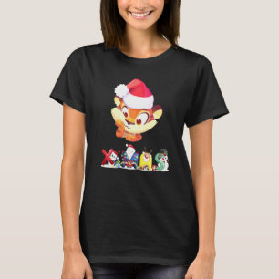 Christmas Tiger Face Tree Snow Pajama Xmas 2021 1 T-Shirt