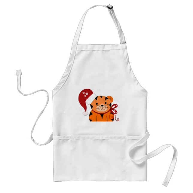 Christmas Tiger Standard Apron (Front)