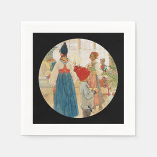 Christmas Time Again Julaftonen Napkin