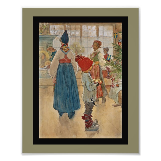 Christmas Time Again Julaftonen Photo Print (Front)