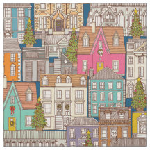 christmas time blue multi