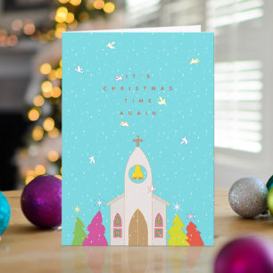 Christmas Time Church Christmas Card