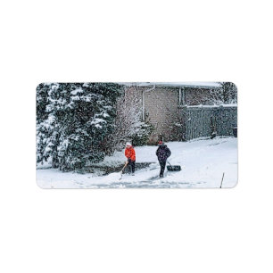 Christmas Time Fun Label