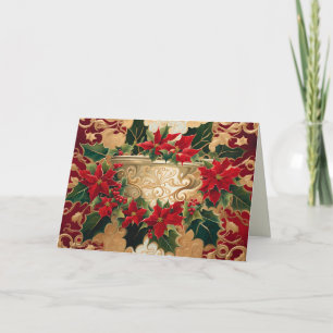 christmas time greeting card