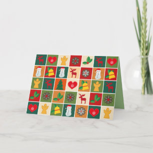 christmas time greeting card