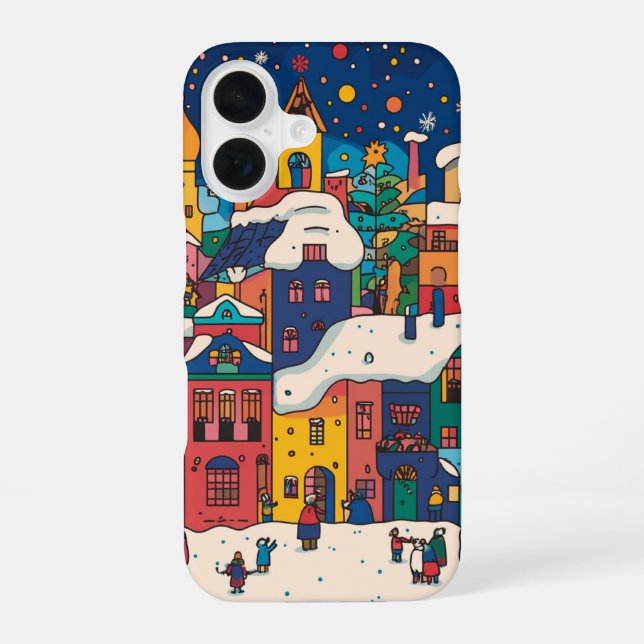 Christmas time iphone case (Back)