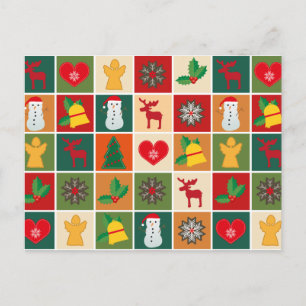 christmas time postcard