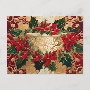 christmas time postcard