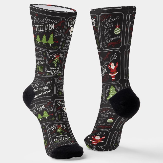 Christmas Time Socks (Angled)