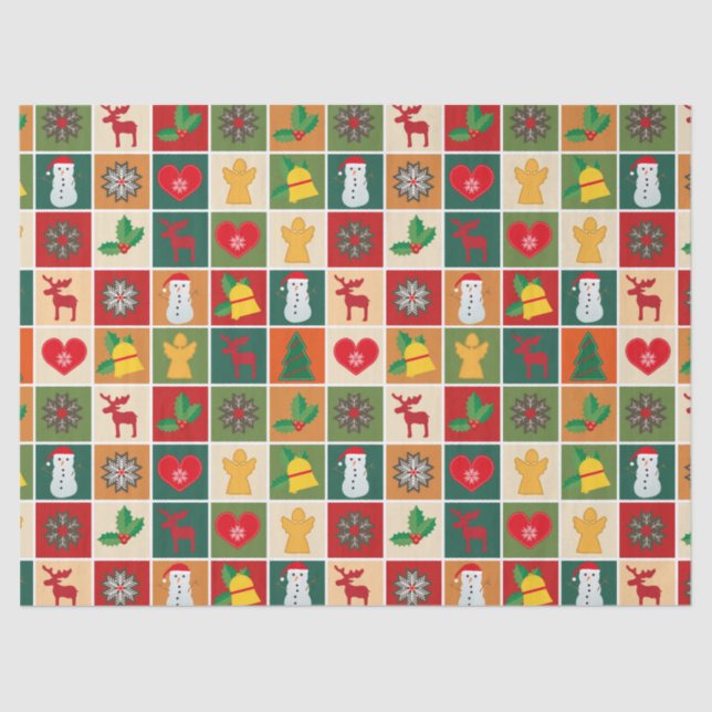 christmas time tissue paper (Front)